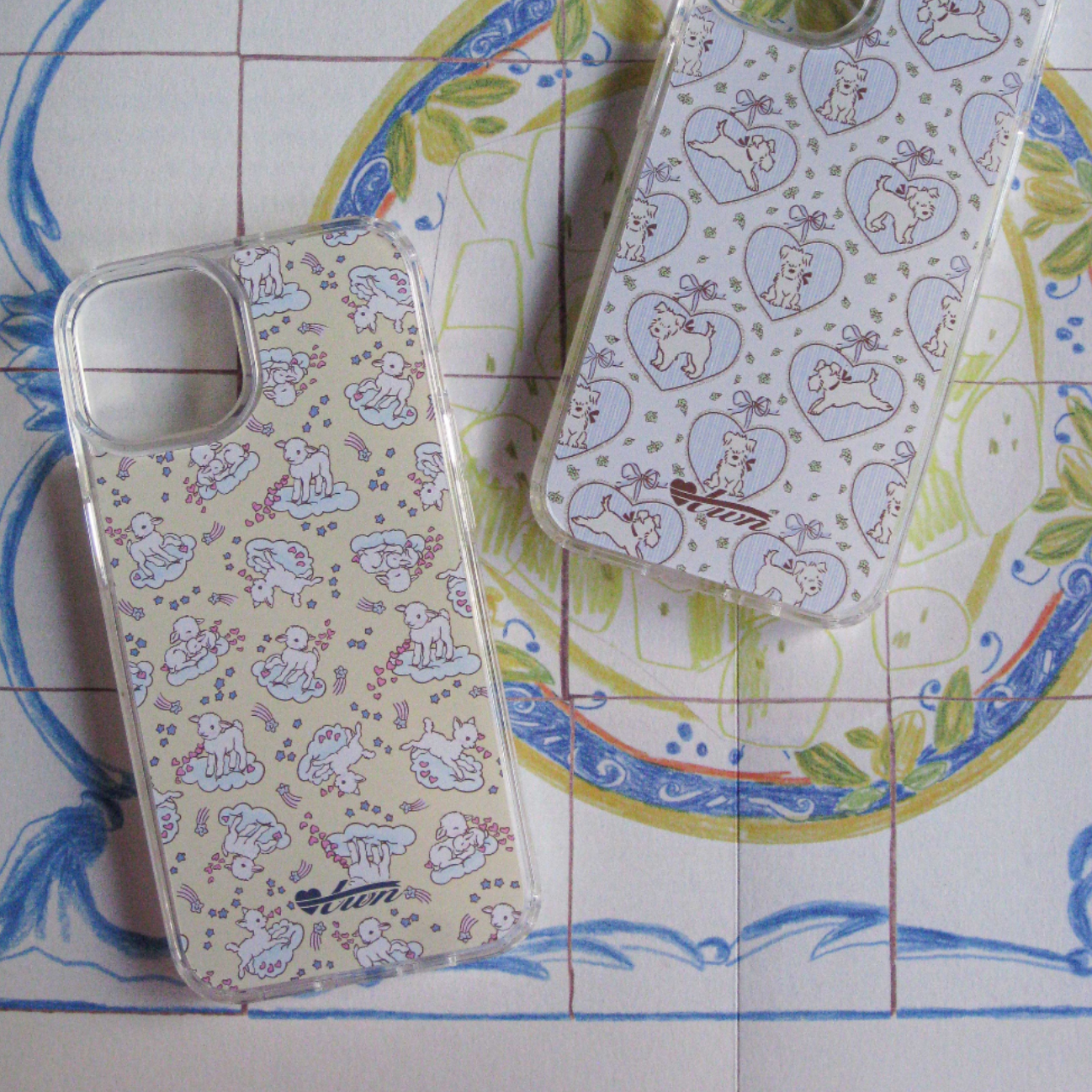 ｜twiner｜ Sleepy Lamb Jelly Hard Case