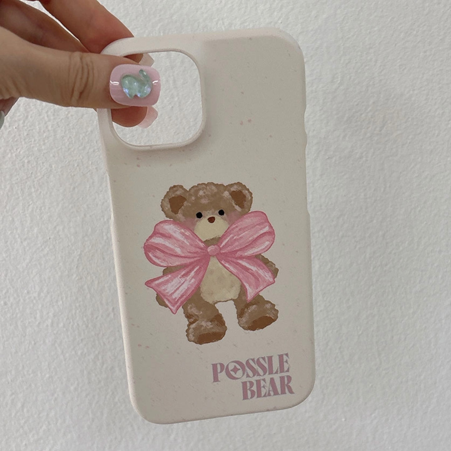 ｜LE SAMEDI｜ Possle Bear & Ribbon Hard Case