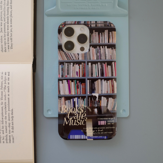 ｜OLIVET｜ Books, Cafe, Music Case (Card/ Epoxy)