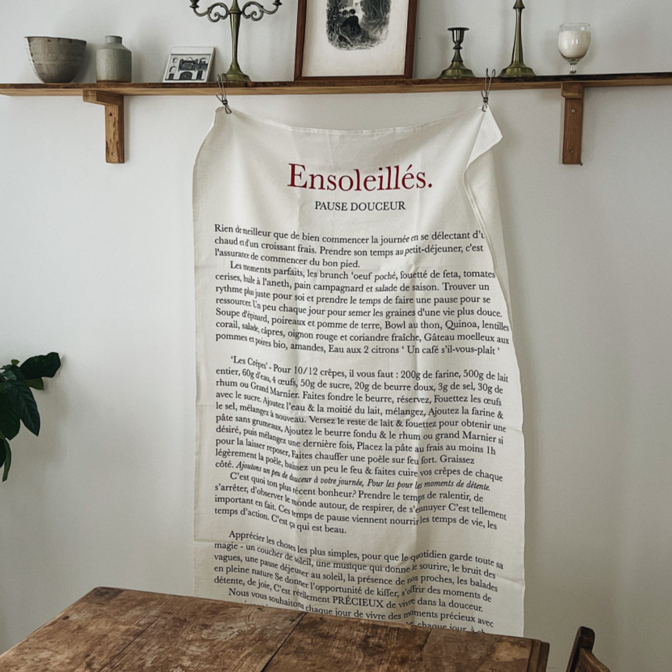 ｜MAMANAUBE｜ Enoleilés Fabric Poster