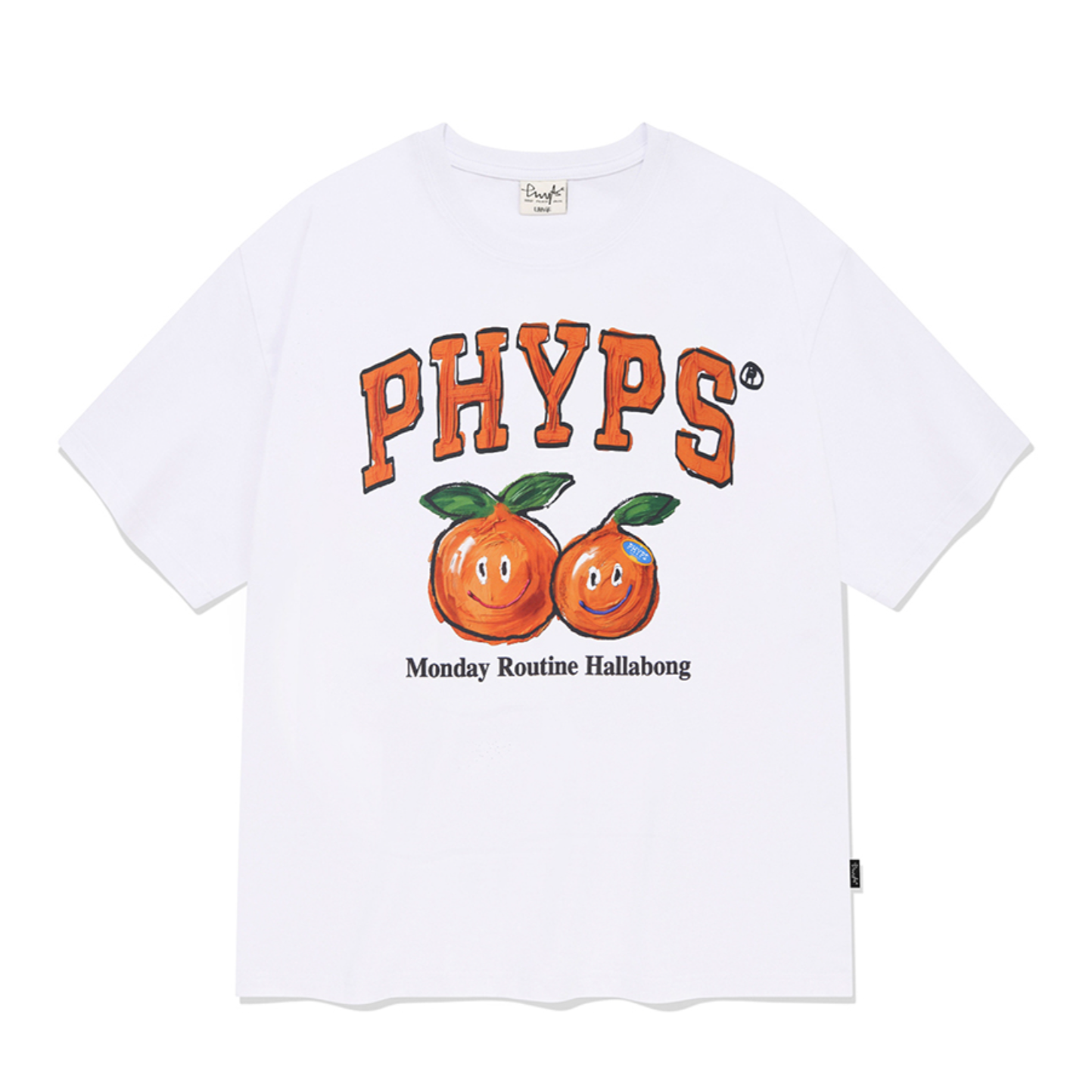 ｜PHYPS｜ MONDAY ROUTINE HALLABONG SS WHITE