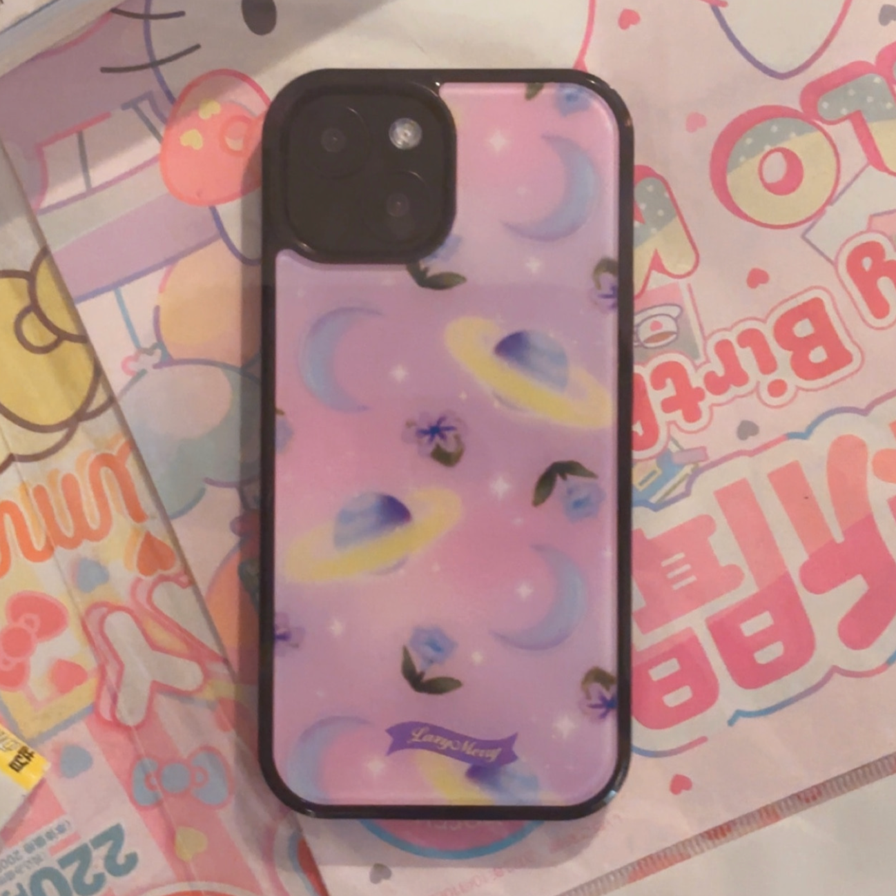 ｜Lazy Merry｜ Can't Fight The Moonlight Epoxy Phone Case