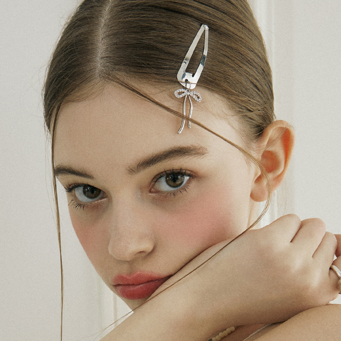 ｜VVV｜ ｜SET｜ Ribbon Star Hair Clip Pins