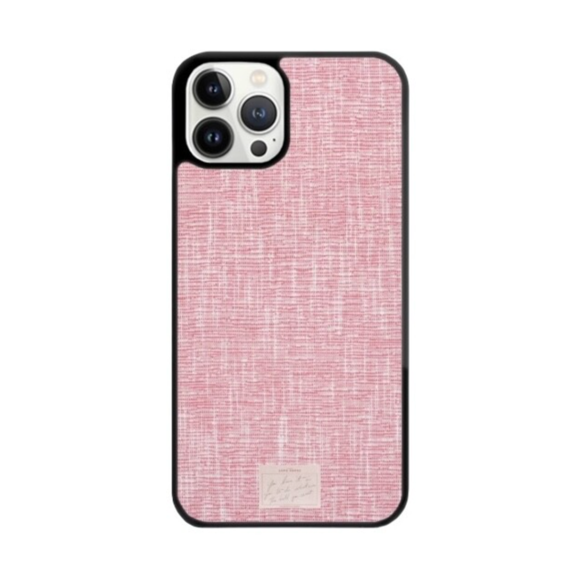 ｜dear my muse.｜ Tweed Pink Epoxy Phone Case