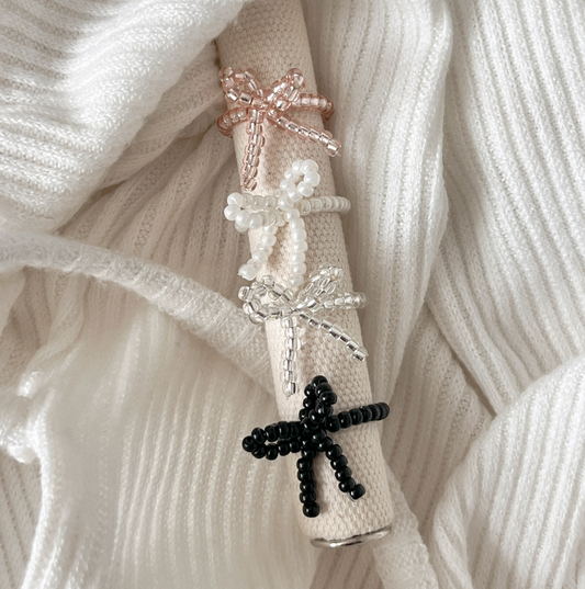 ｜aube n berry｜ Beads Ribbon Point Ring