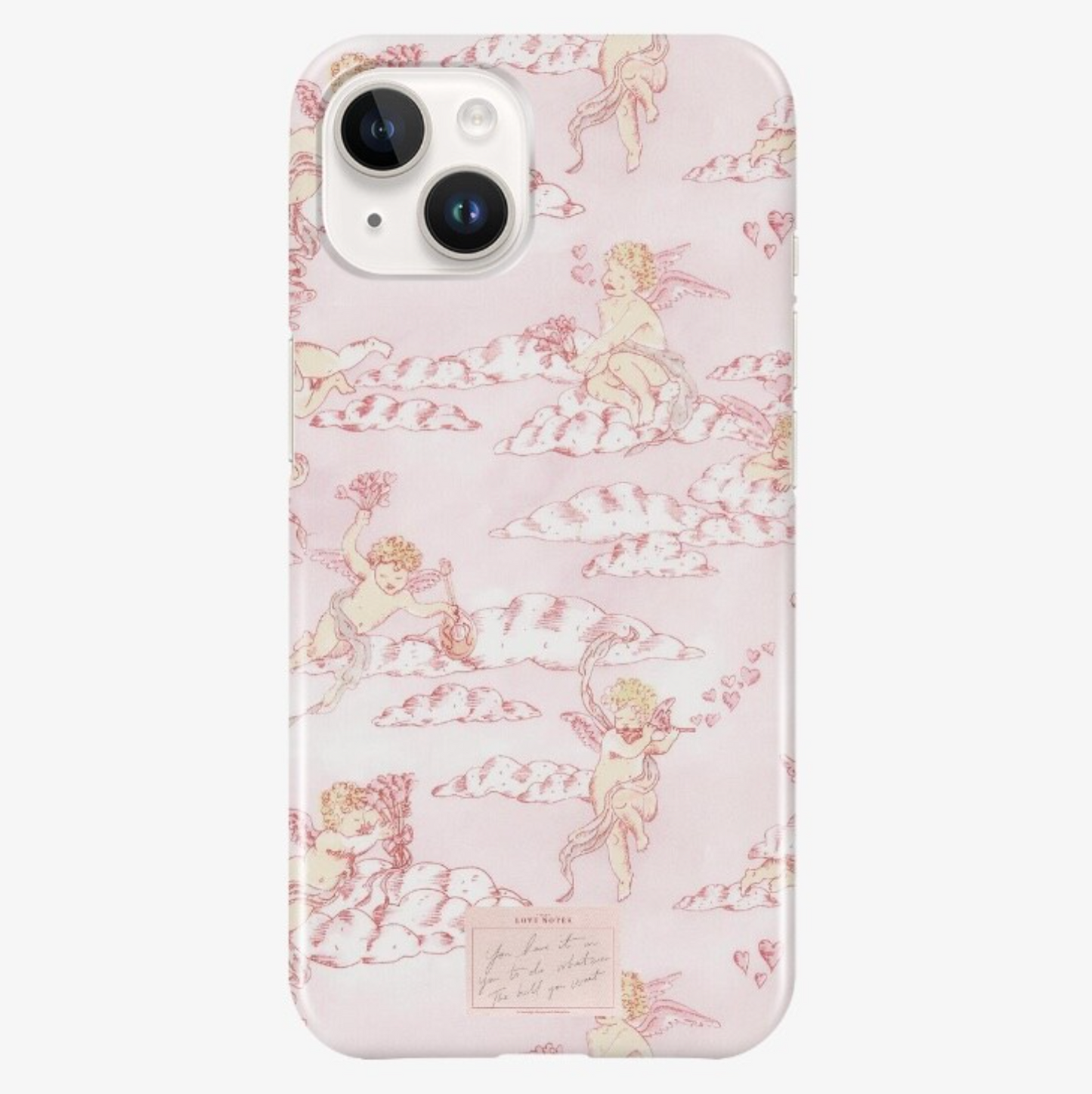 ｜dear my muse.｜ Peach Heart Angel Phone Case