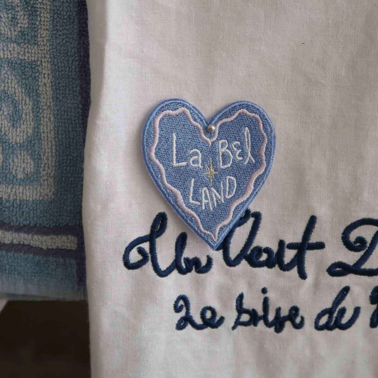 ｜La*Bel LAND｜ Heart Wappen - Blue (1ea)