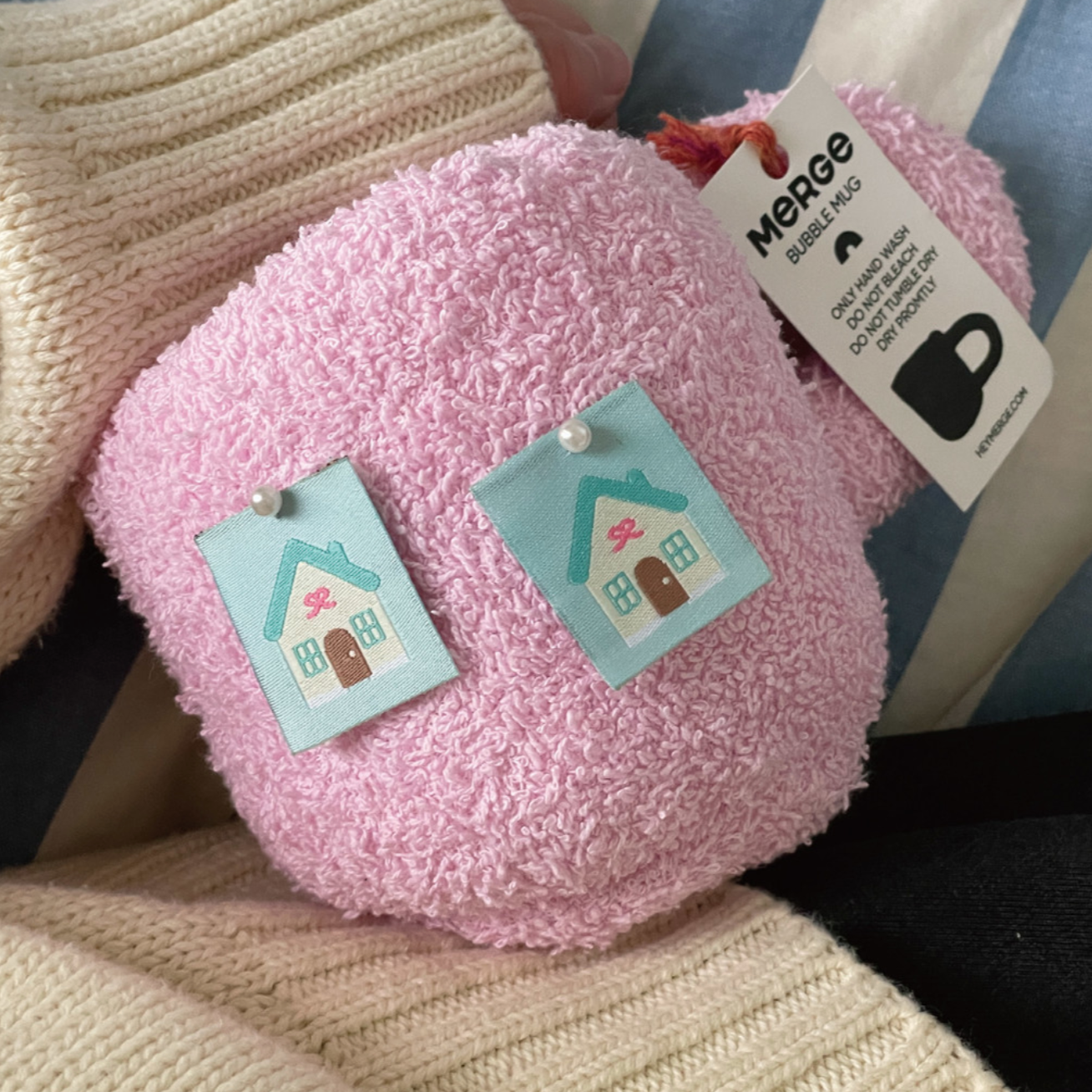 ｜La*Bel LAND｜ Sweet Home Label - Skyblue (4ea)