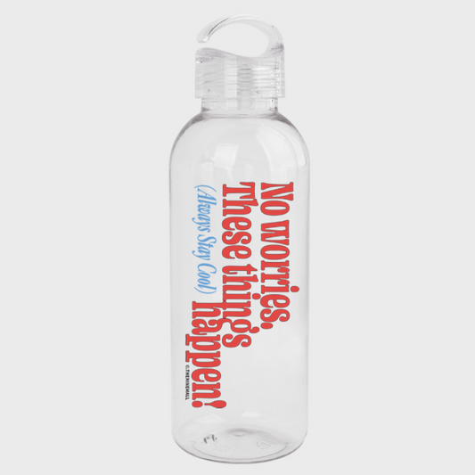 ｜THENINEMALL｜ Vintage No Worries Red Handle Tumbler 600ml