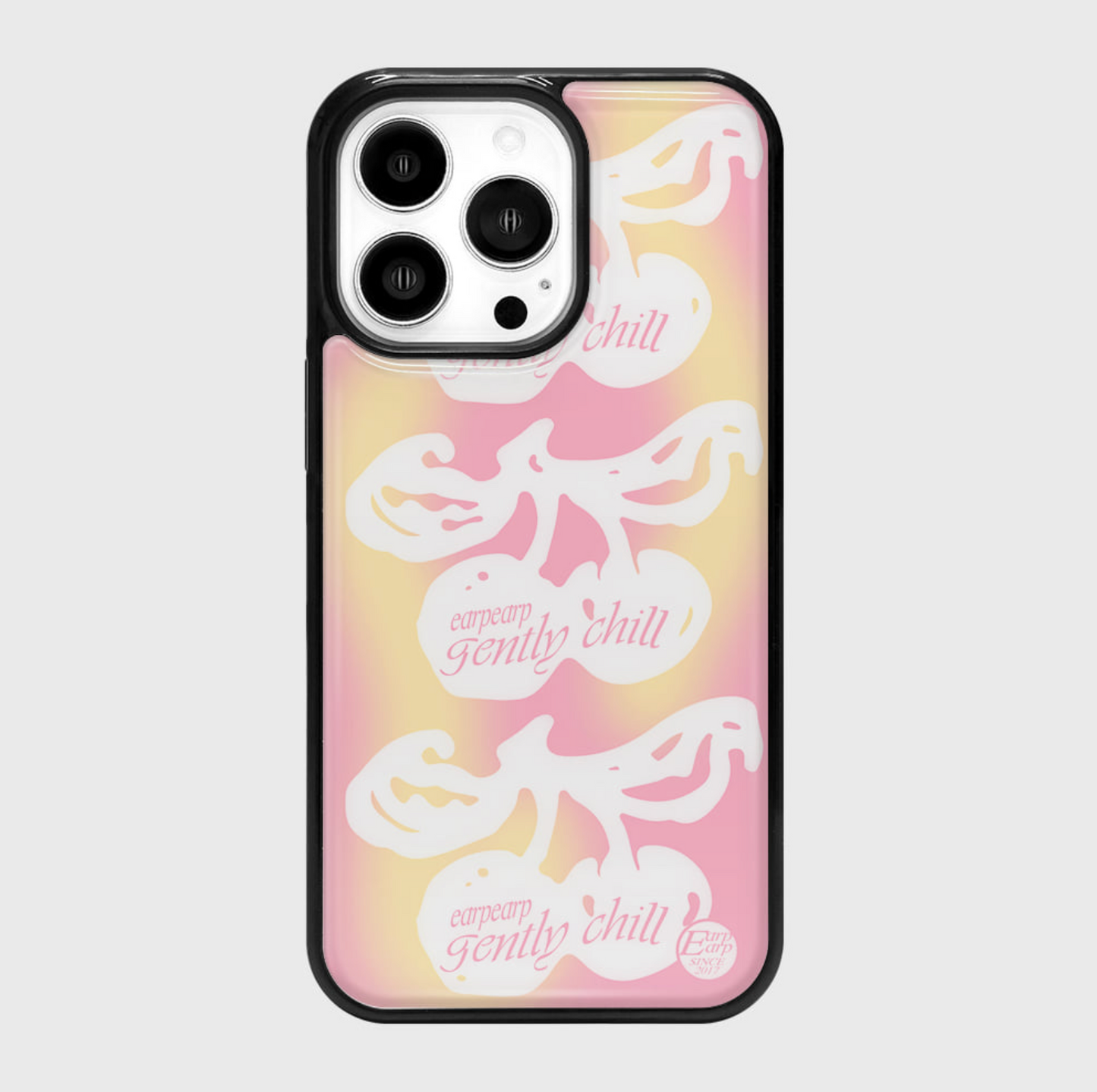 ｜earp earp｜ Gradation Cherry PINK Epoxy Phone Case