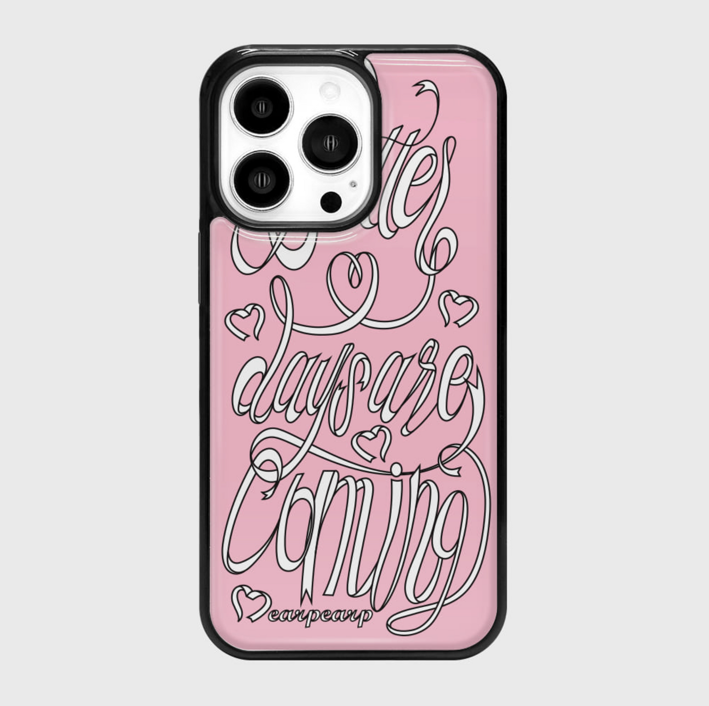 ｜earp earp｜ Coming PINK Epoxy Phone Case