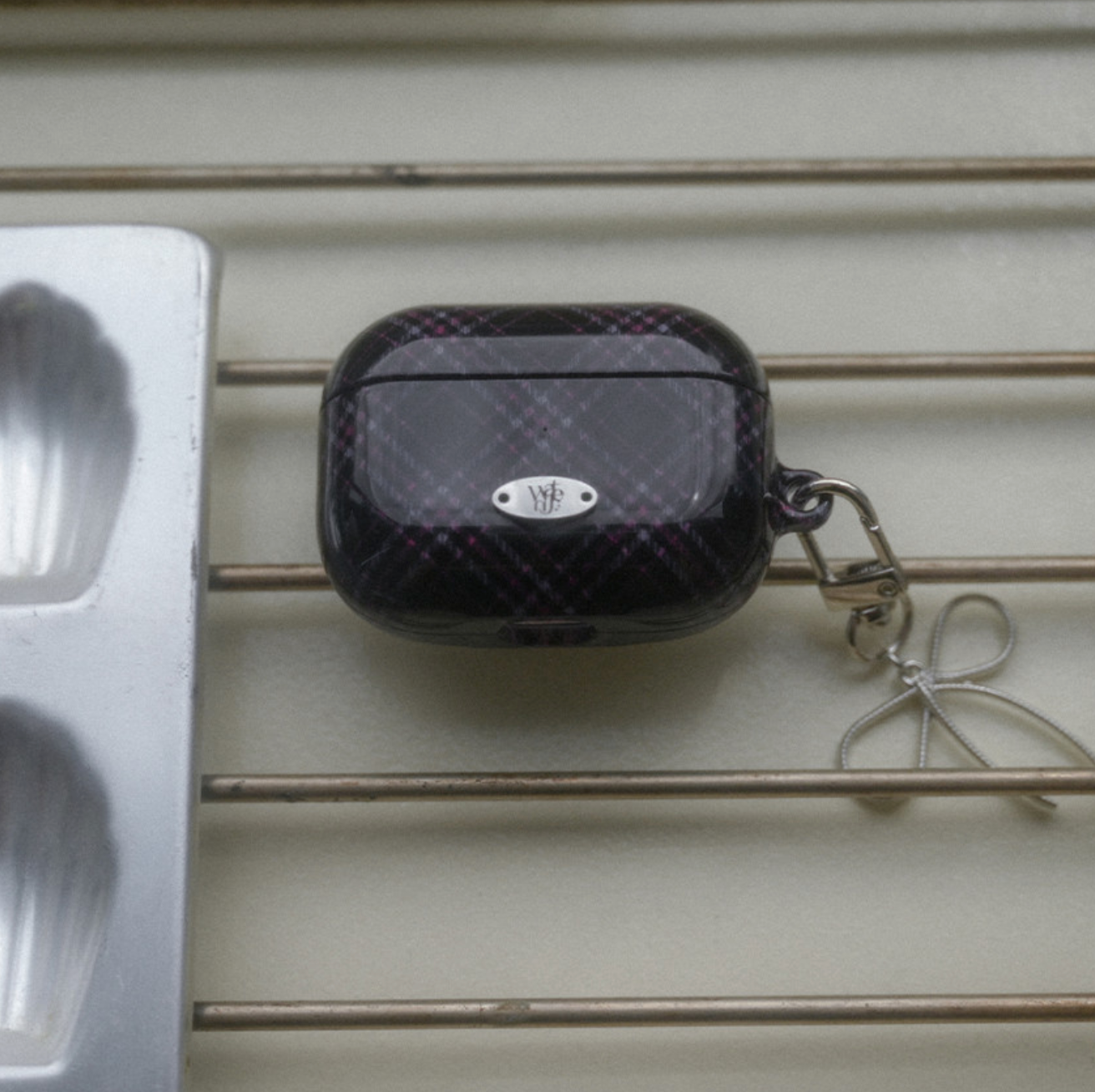 ｜WATERJEAN｜ Classic Check Airpods Case