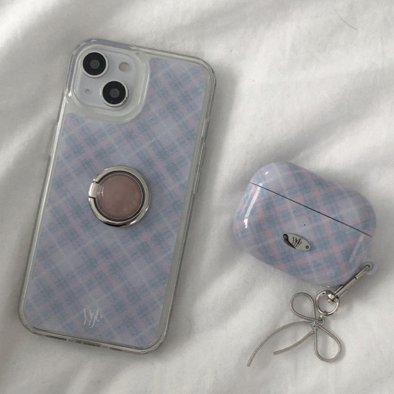 ｜WATERJEAN｜ Silver Ribbon Keyring