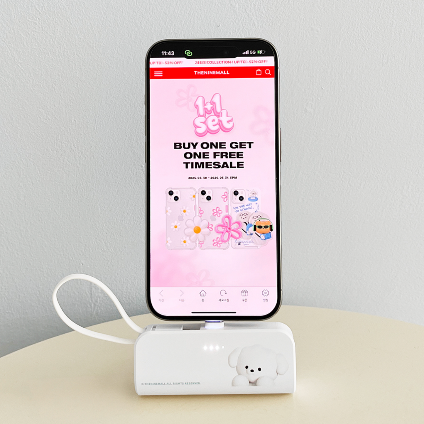 ｜THENINEMALL｜ Ppokku  Basic Auxiliary Battery