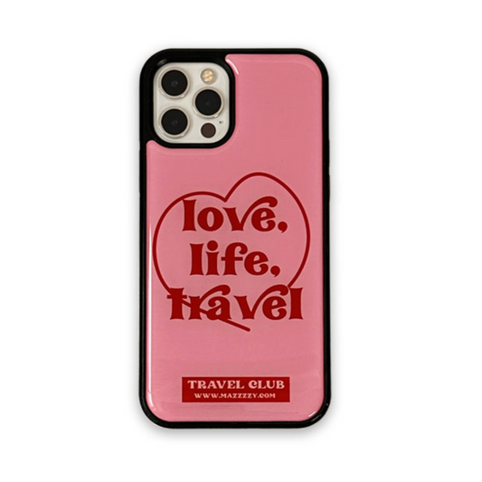 ｜MAZZZZY｜ Love, Life, Travel Epoxy Phone Case