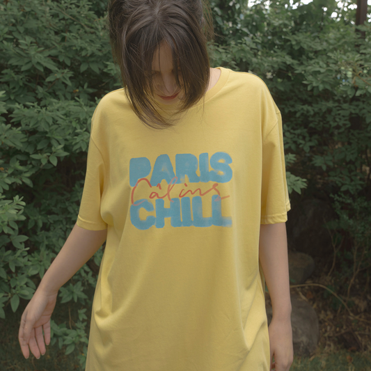 ｜HOTEL PARIS CHILL｜ Paris Chill T-Shirt (Vanilla)