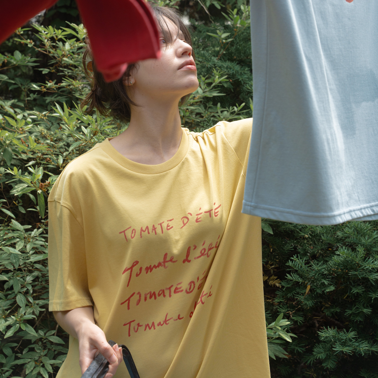 ｜HOTEL PARIS CHILL｜ Tomato T-Shirt (Vanilla)