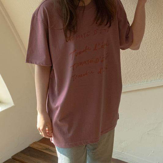 ｜HOTEL PARIS CHILL｜ Tomato T-Shirt (Lilac)