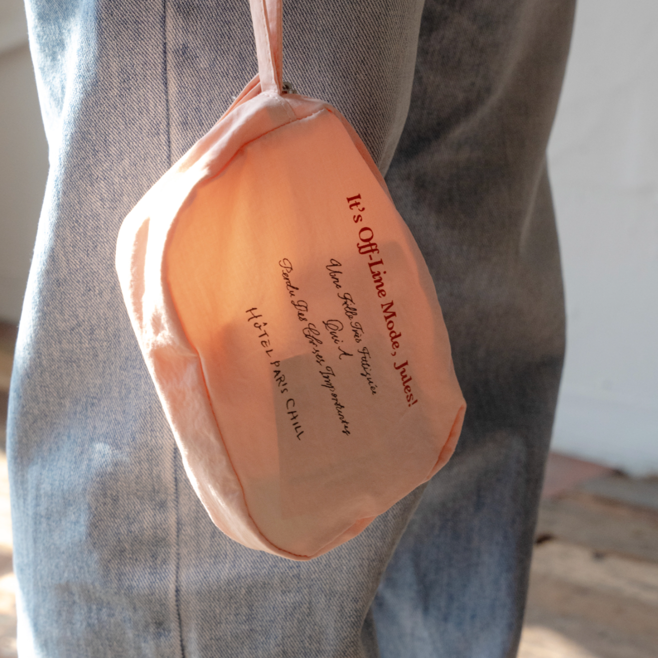 ｜HOTEL PARIS CHILL｜ Wander Pouch (Peach)