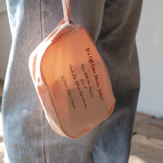 ｜HOTEL PARIS CHILL｜ Wander Pouch (Peach)