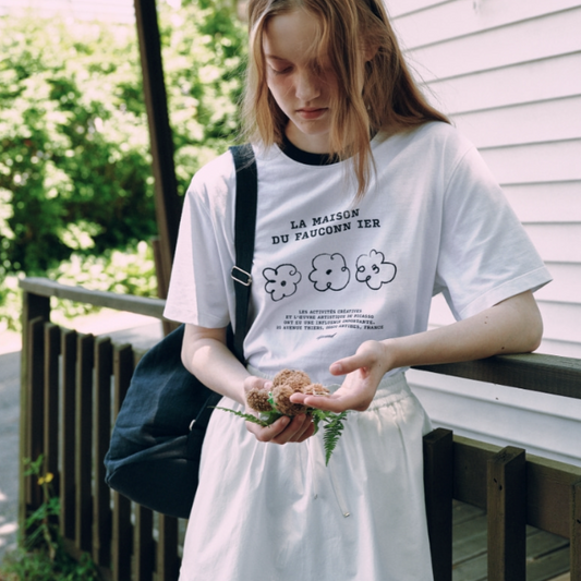 ｜depound｜ Flower Graphic T-shirt