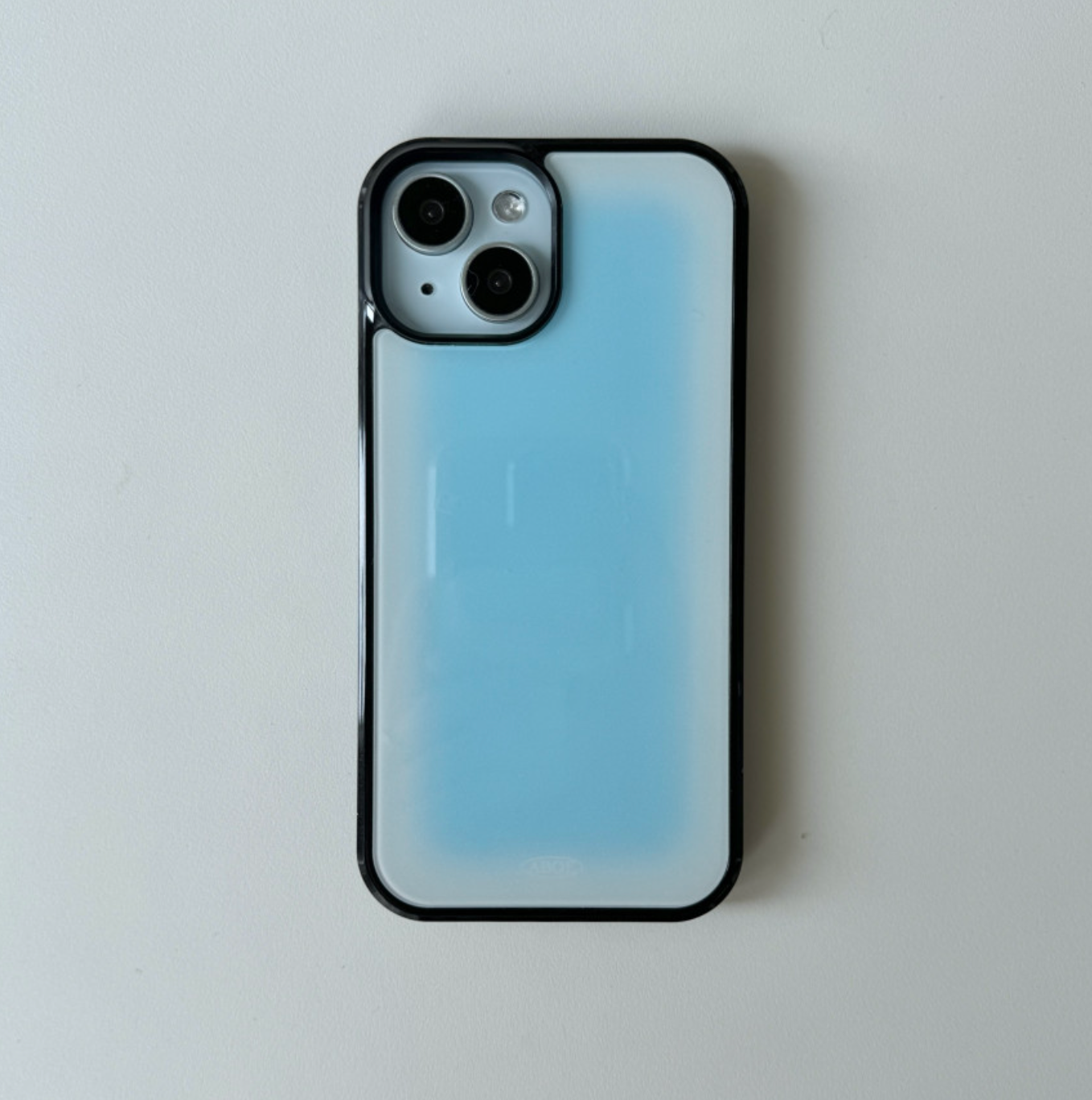 ｜ABOE｜ Blue Smudge Glass Bumper Case