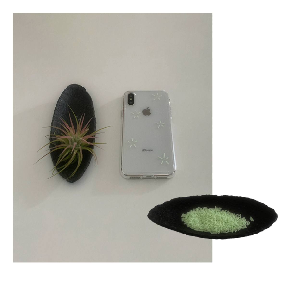 ｜1081｜ m e l o n * s p a r k * Resin Jelly Hard Case