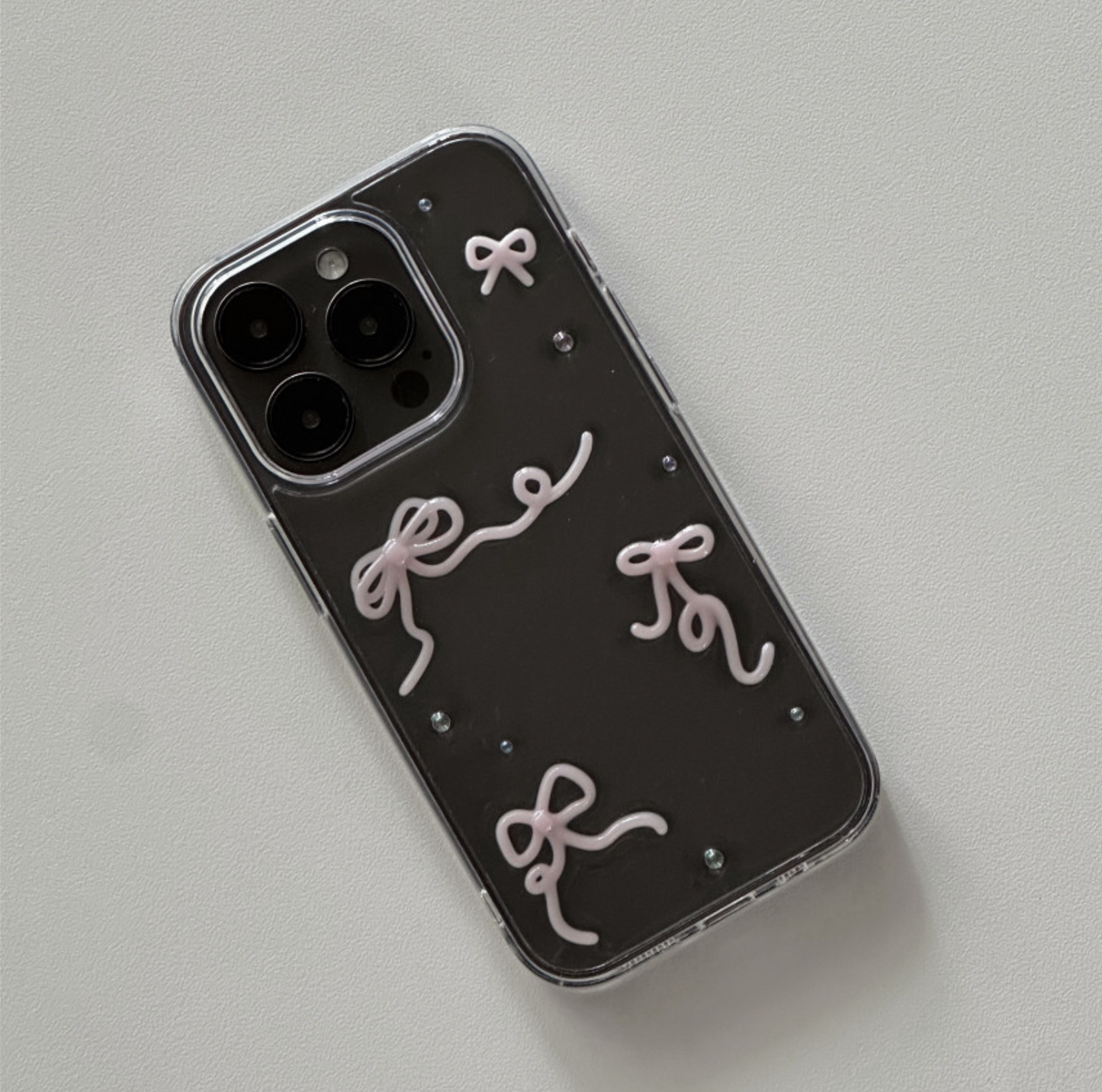 ｜everything｜ String Ribbon Resin Phone Case