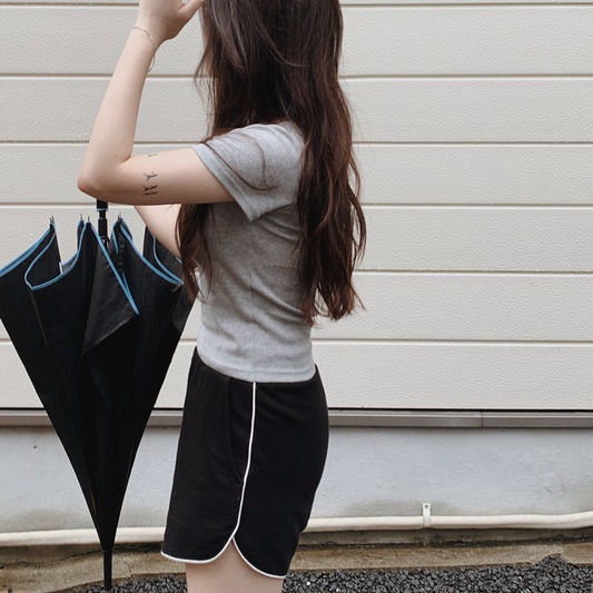 ｜SLOWAND｜ # SLOWMADE Modern Lining Track Shorts