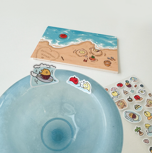 ｜second morning｜ Summer Holiday Removable Sticker