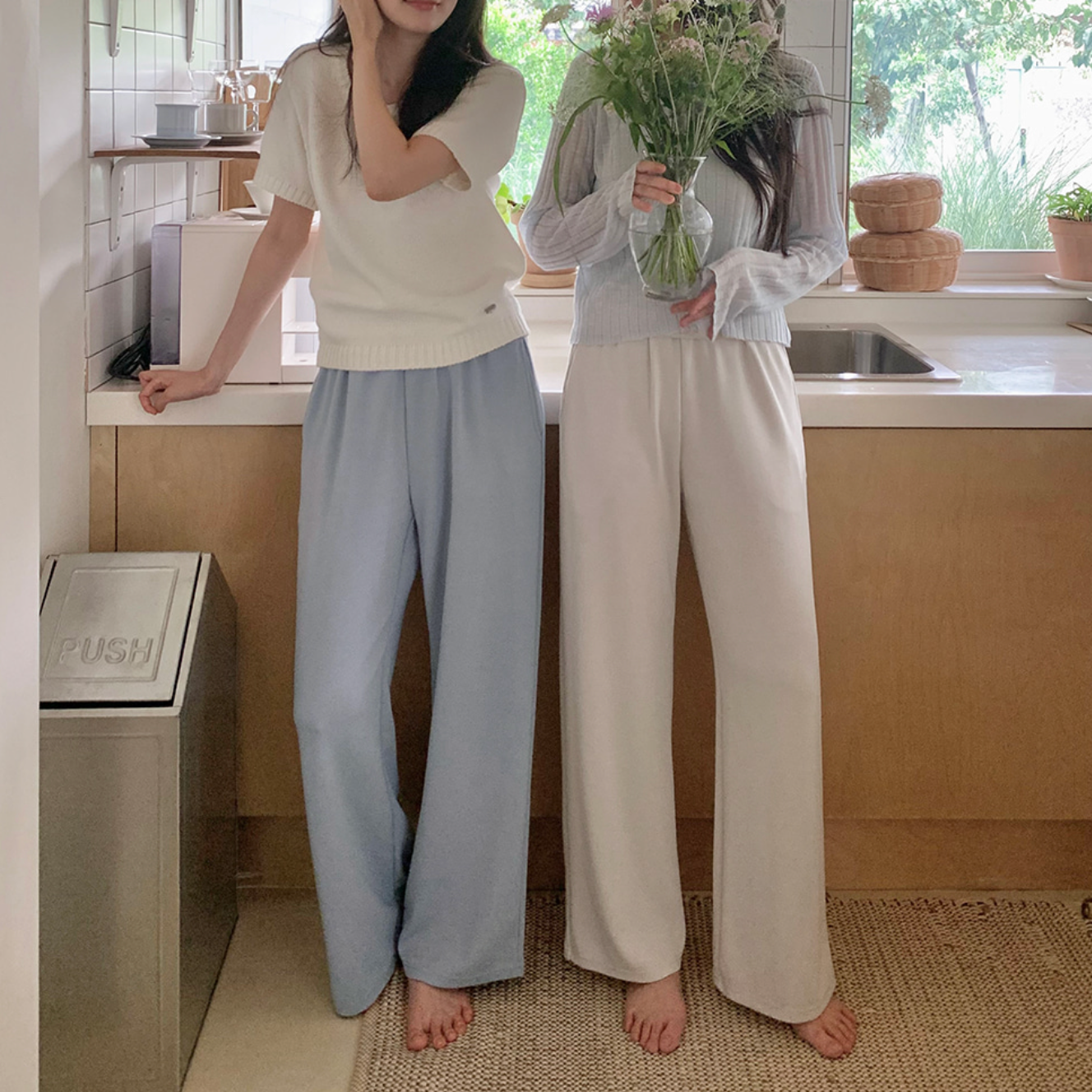 ｜SLOWAND｜ # SLOWMAD MORE Soft Training Pants