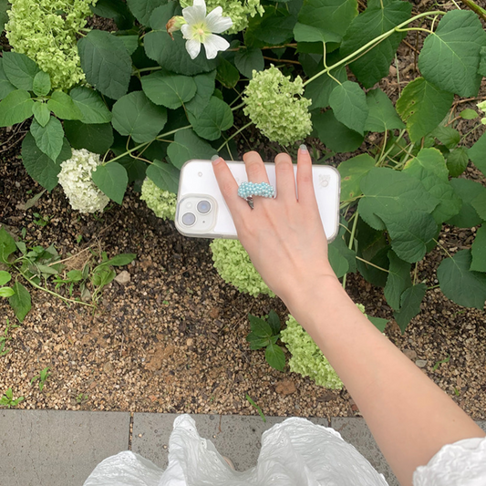 ｜Loumoi｜ Loumoi Ring Tok (Aqua Pearl)