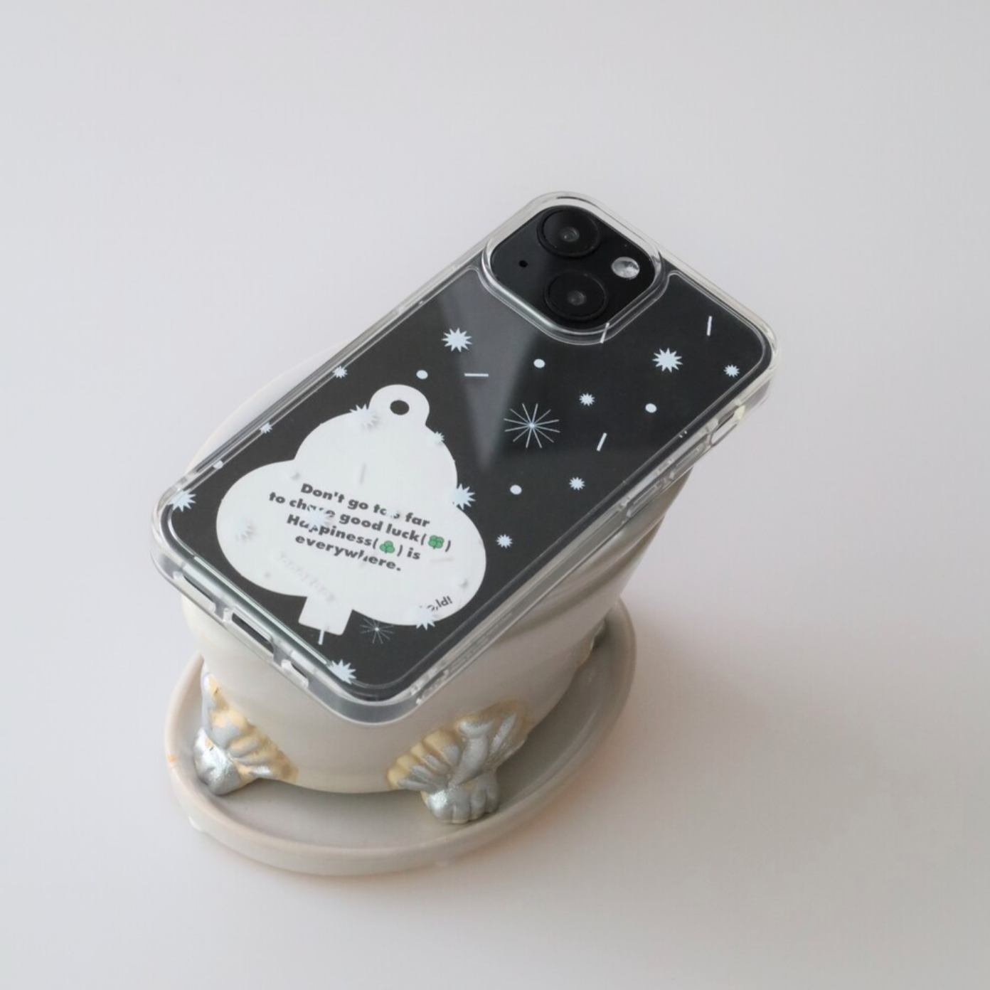 ｜honokaa｜ 고양이털 Jelly Hard Case