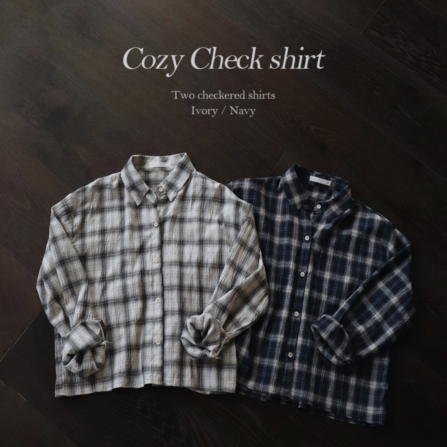 ｜SLOWAND｜ Rail Summer Check Shirt