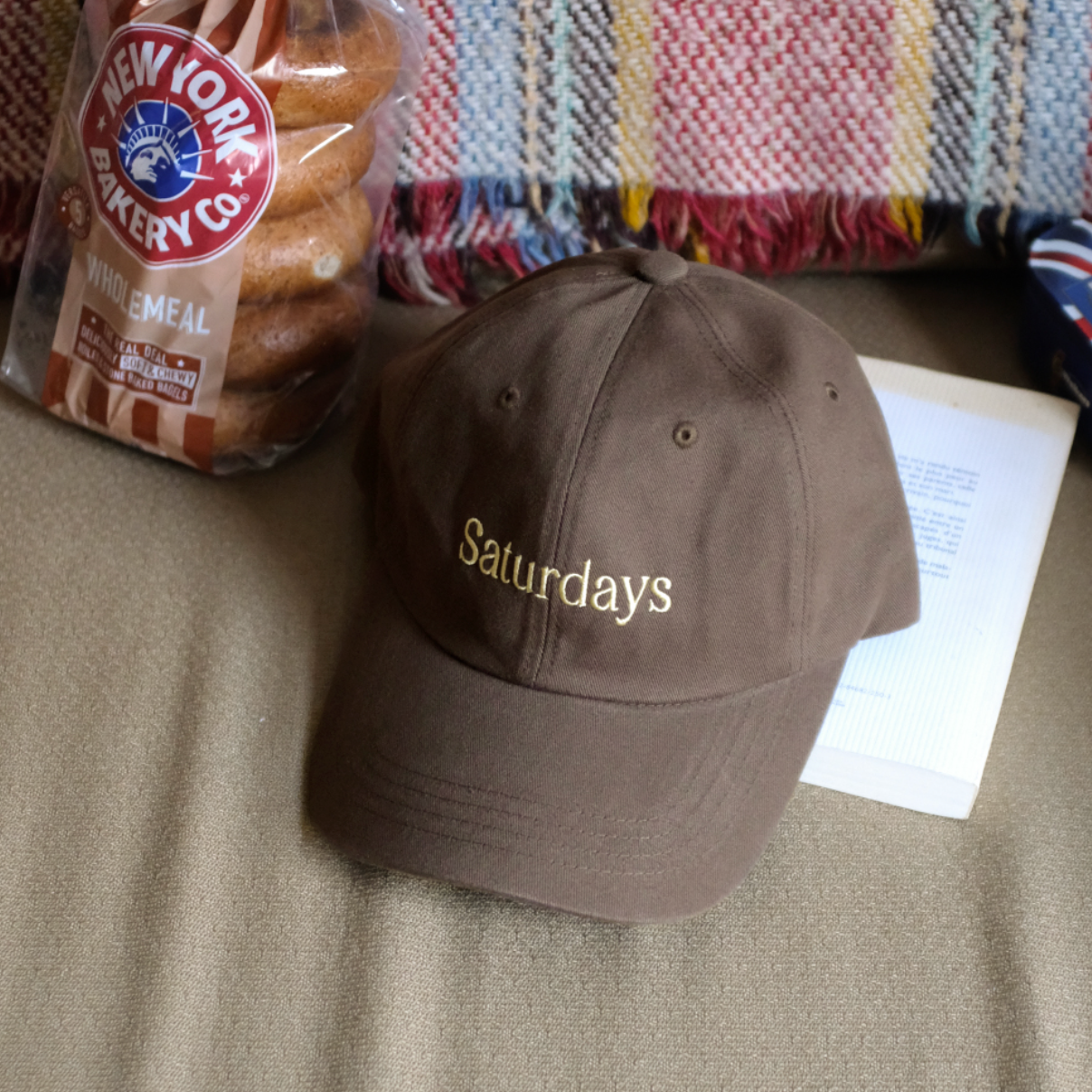 ｜98°C｜ Saturday Embroidered Cotton Ball Cap