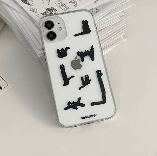 ｜SUSSTORE｜ 어둠 속의 매옹이 Jelly Hard Case