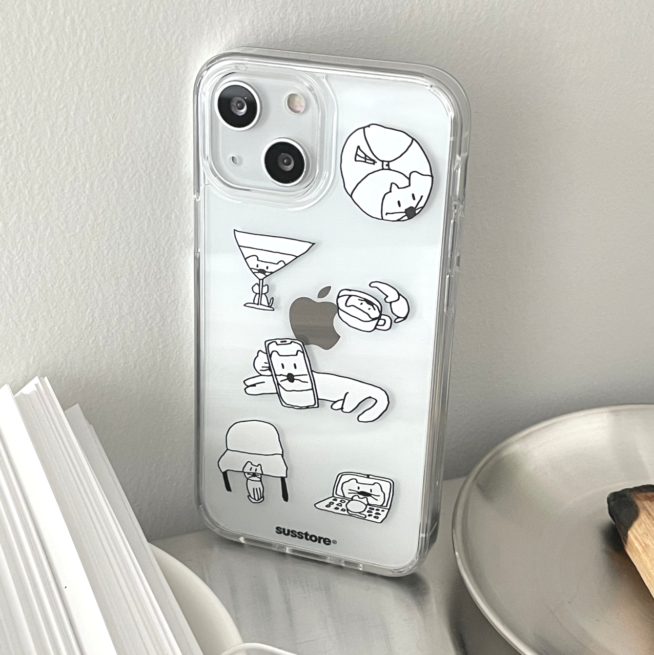 ｜SUSSTORE｜ 2탄 왜곡된 매옹이 Jelly Hard Case