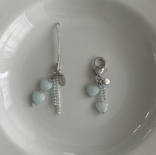 ｜dust dusty｜ Heart Strap / Keyring