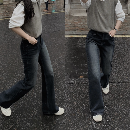 ｜SLOWAND｜ # SLOWMADE Our Mute Semi-Bootcut Denim Pants