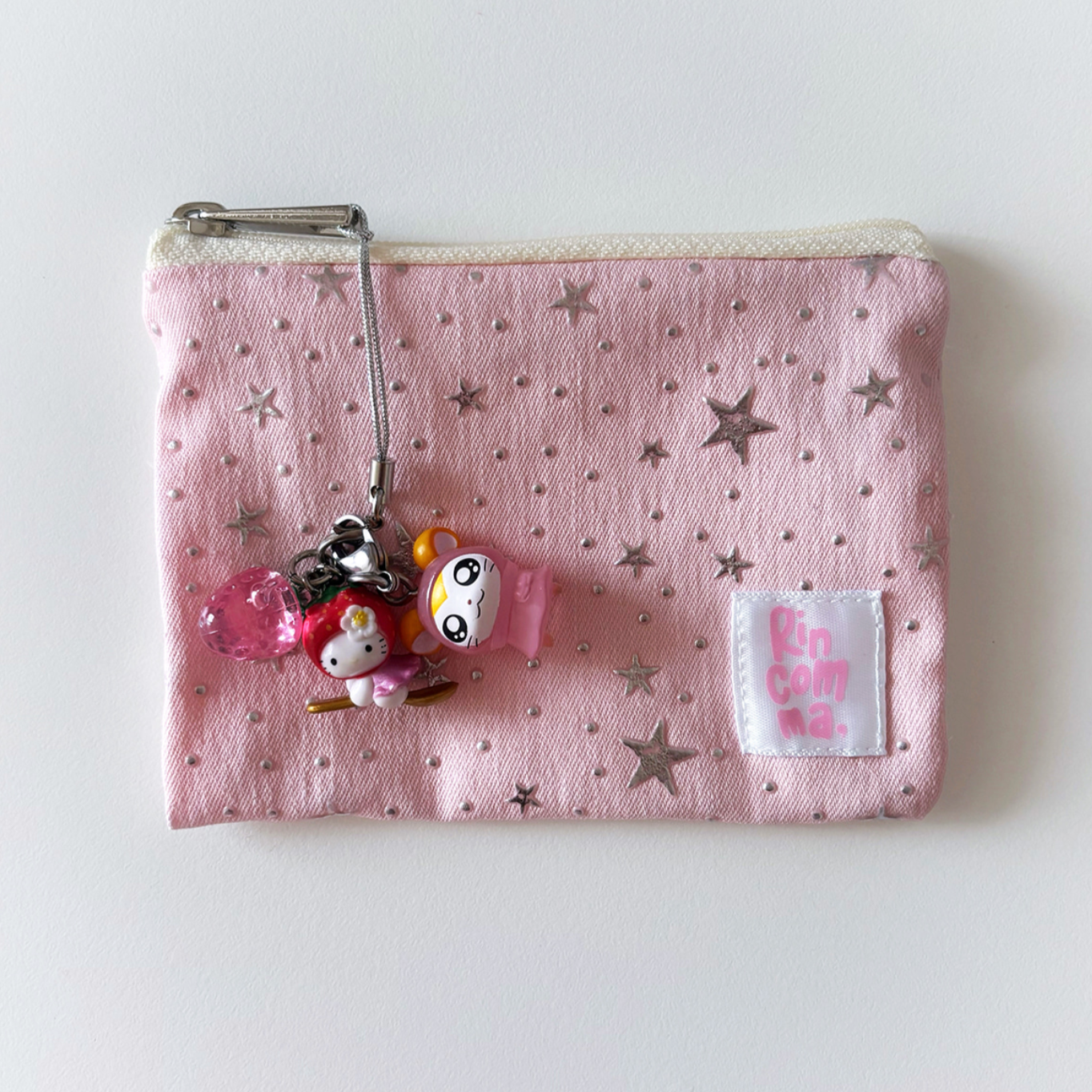 ｜rincomma｜ Twinkle Mini Pouch (Indie Pink)