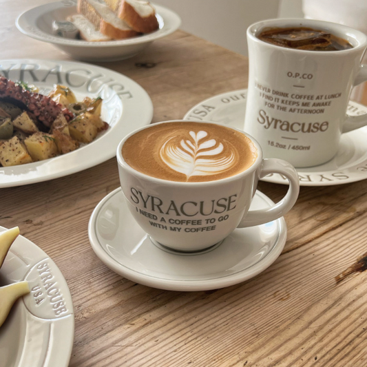 ｜Bracket Table｜ Lettering Syracuse Cup Set 230ml
