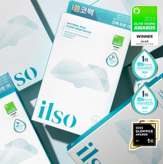｜ilso｜ Natural Mild Clear Nose Pack (5P) 鼻頭粉刺清潔貼