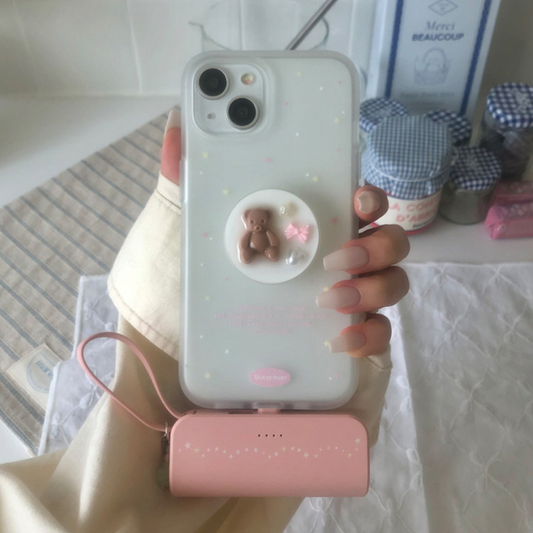 ｜WATERJEAN｜ Cosmic Dust Jelly Phone Case