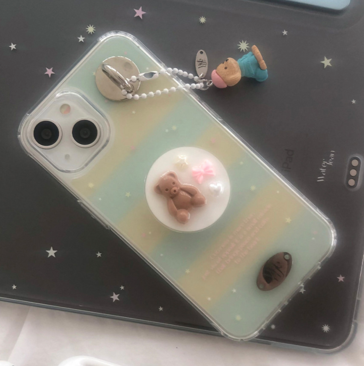 ｜WATERJEAN｜ Cosmic Dust (Pastel ver.) Jelly Case