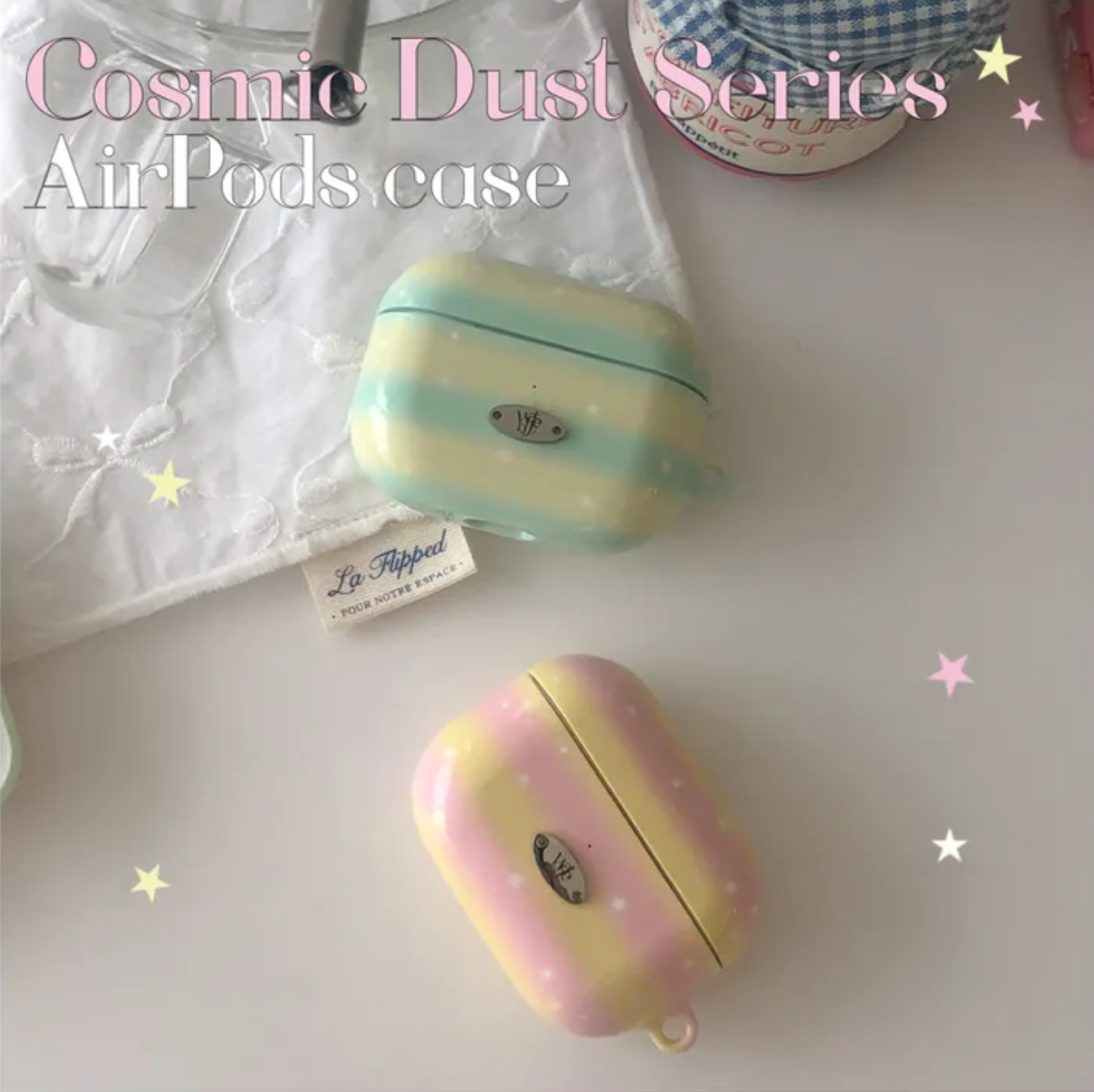 ｜WATERJEAN｜ Cosmic Dust Airpods Case