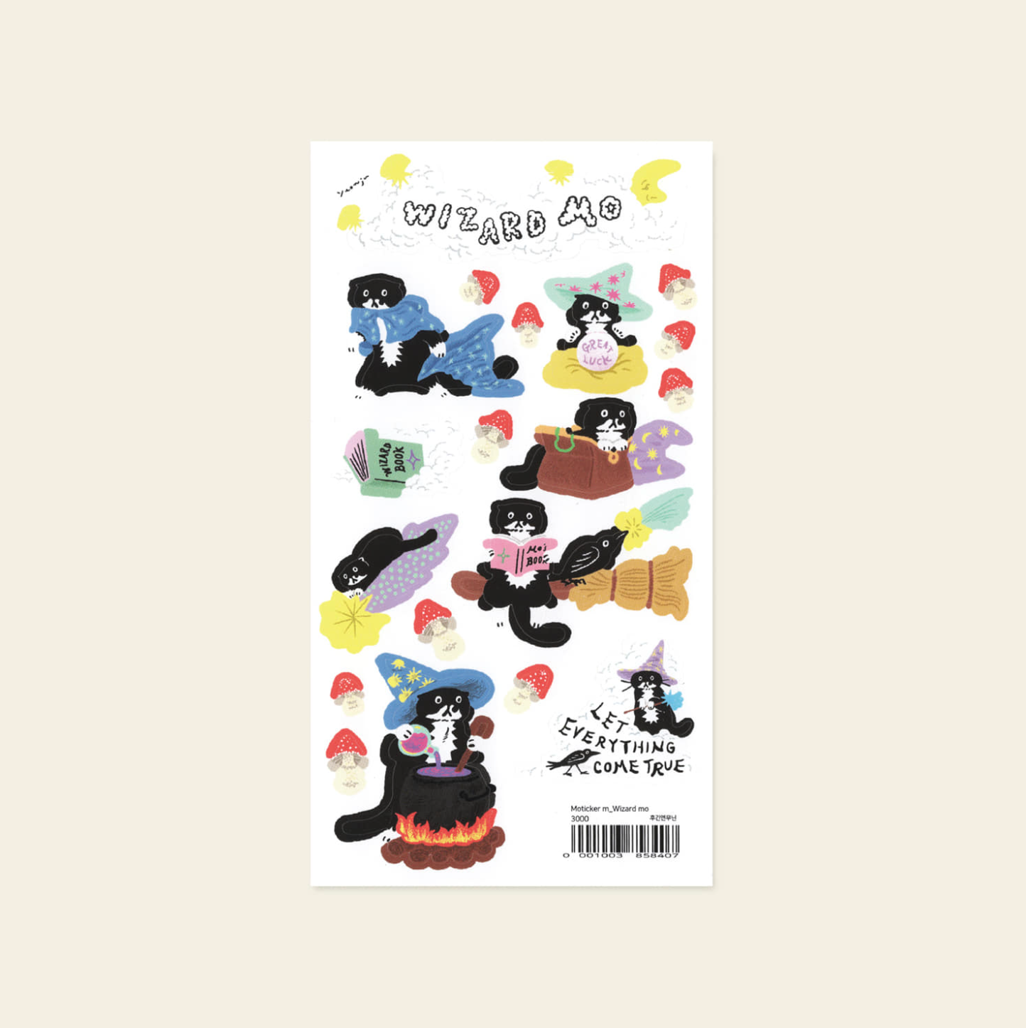 ｜HUGINN AND MUNINN｜ Mo Sticker M Wizard Mo