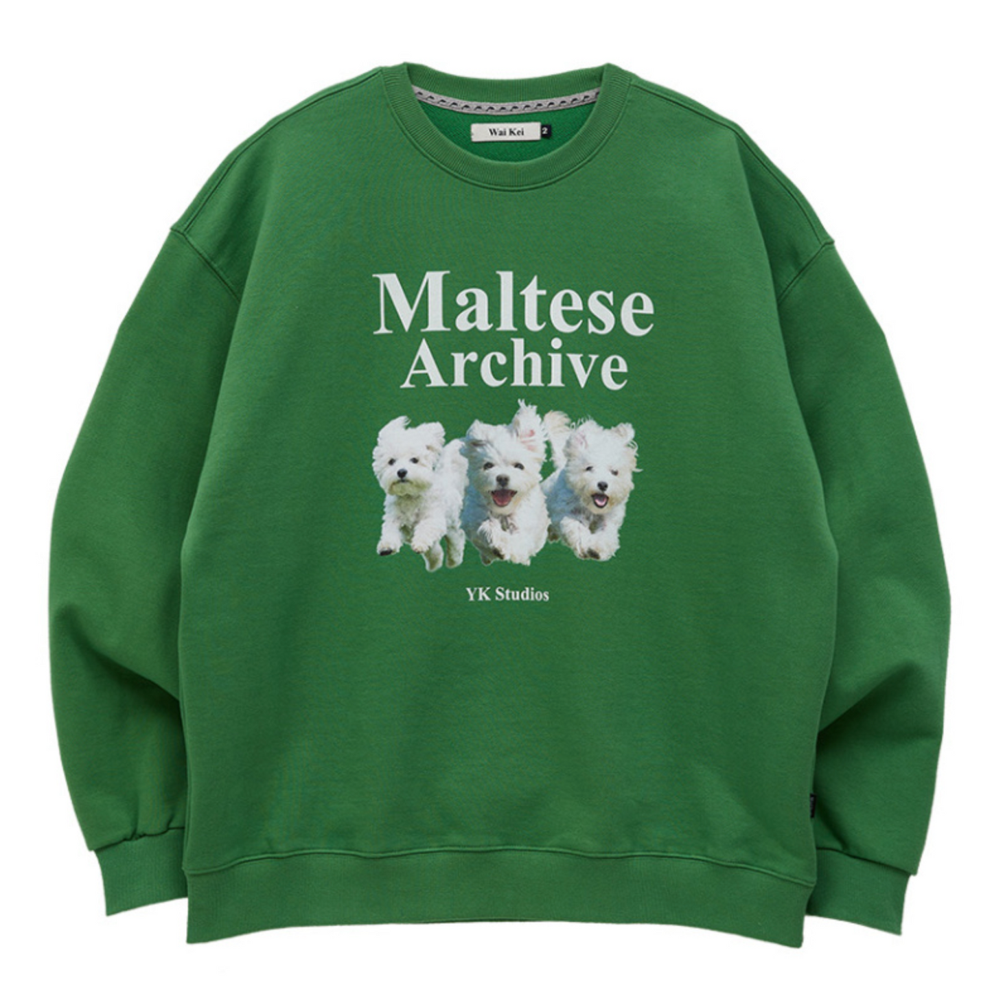 ｜Wai Kei｜ Maltese Archive Sweatshirt Moss Green