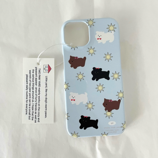 ｜two paw yard.｜ Happy Puppy Sky Phone Case