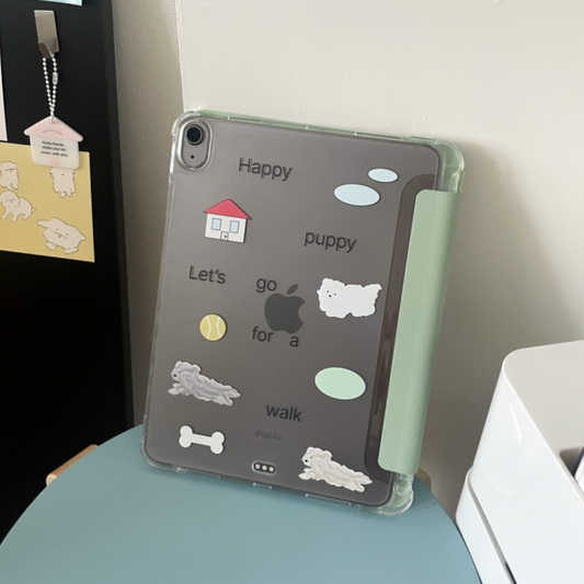 ｜two paw yard.｜ Happy Puppy Ipad Case