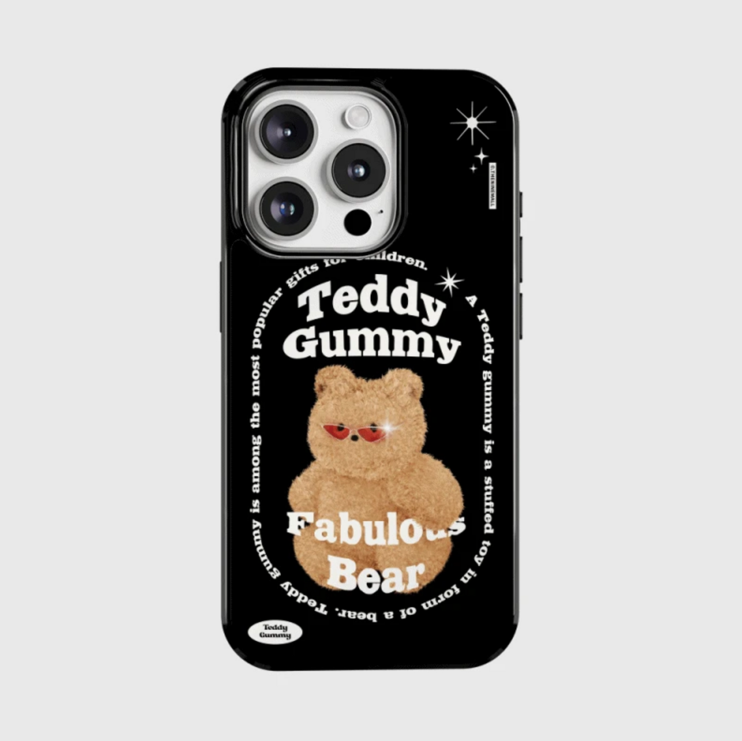 ｜THENINEMALL｜ Round Fabulous Bear Bumper Case